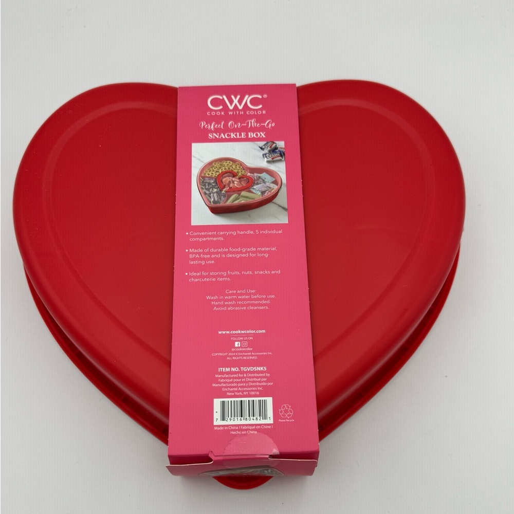Valentines CWC Heart-Shaped Snackle Box - Picture 3 of 4